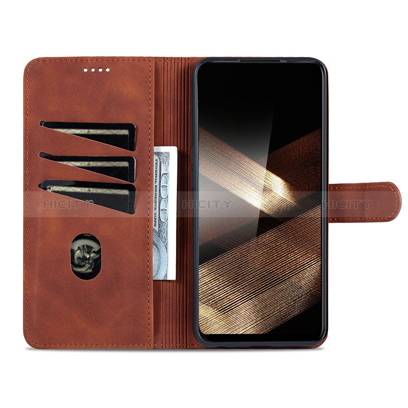 Handytasche Stand Schutzhülle Flip Leder Hülle YZ6 für Oppo A58 5G groß