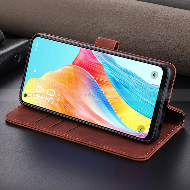 Handytasche Stand Schutzhülle Flip Leder Hülle YZ6 für Oppo A78 4G groß