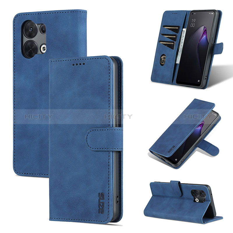 Handytasche Stand Schutzhülle Flip Leder Hülle YZ6 für Oppo Reno9 5G