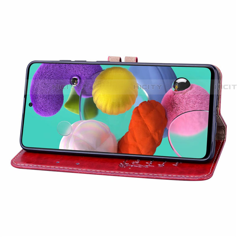 Handytasche Stand Schutzhülle Flip Leder Hülle Z02 für Samsung Galaxy A51 5G groß