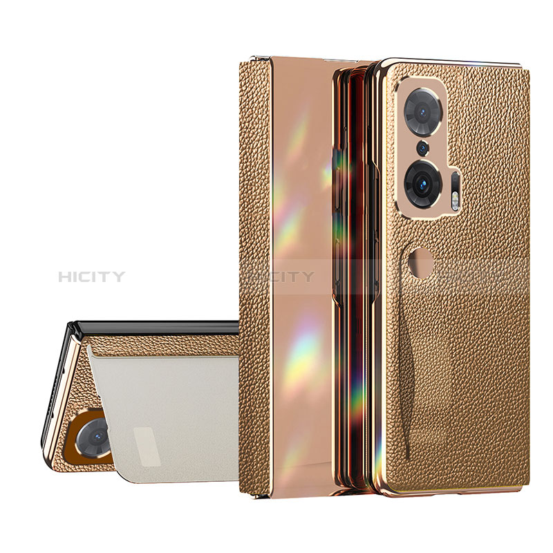 Handytasche Stand Schutzhülle Flip Leder Hülle ZL1 für Huawei Honor Magic V 5G Gold