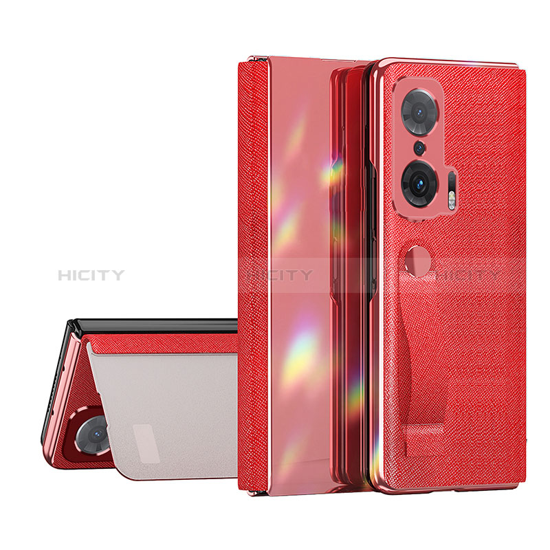 Handytasche Stand Schutzhülle Flip Leder Hülle ZL1 für Huawei Honor Magic V 5G Rot