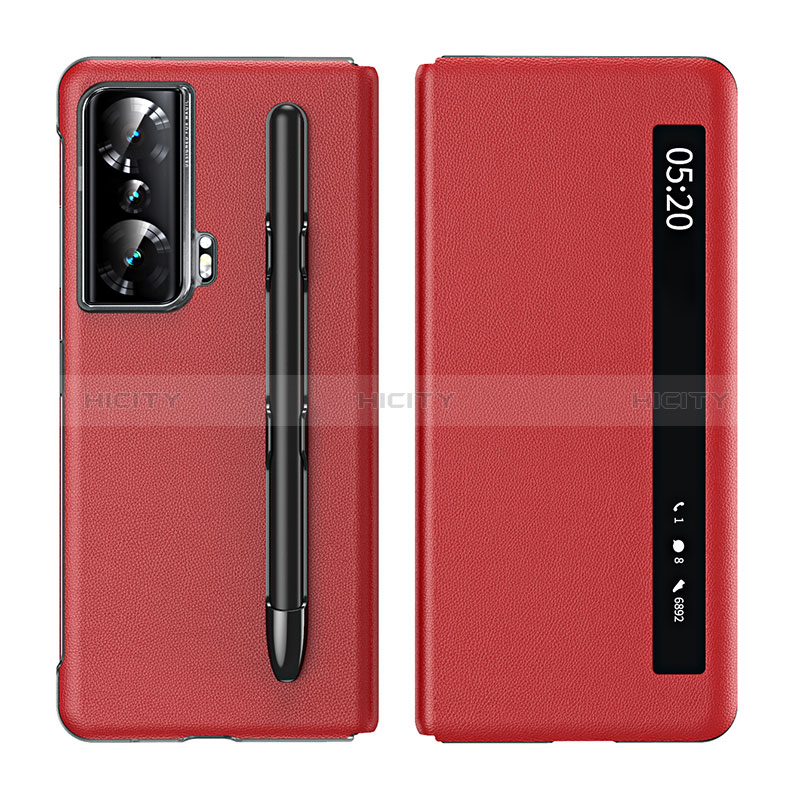 Handytasche Stand Schutzhülle Flip Leder Hülle ZL1 für Huawei Honor Magic Vs 5G Rot