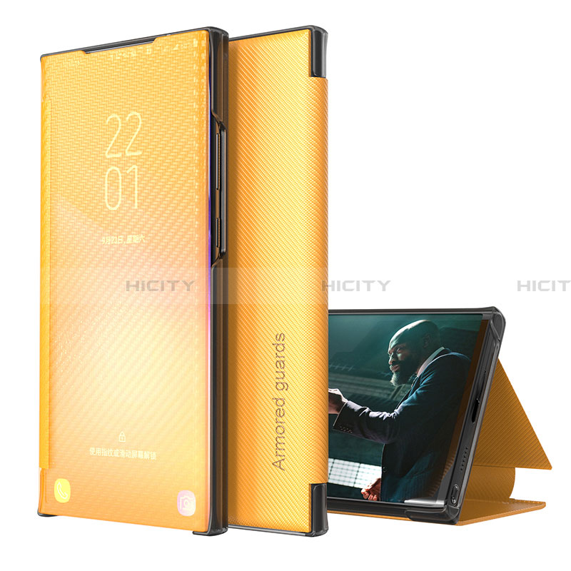 Handytasche Stand Schutzhülle Flip Leder Hülle ZL1 für Samsung Galaxy A02