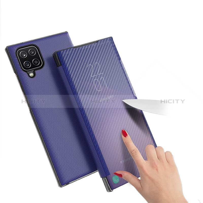 Handytasche Stand Schutzhülle Flip Leder Hülle ZL1 für Samsung Galaxy A12