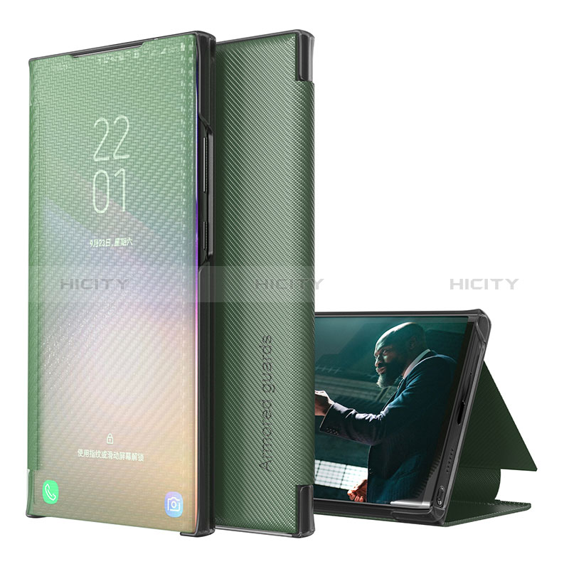 Handytasche Stand Schutzhülle Flip Leder Hülle ZL1 für Samsung Galaxy A12