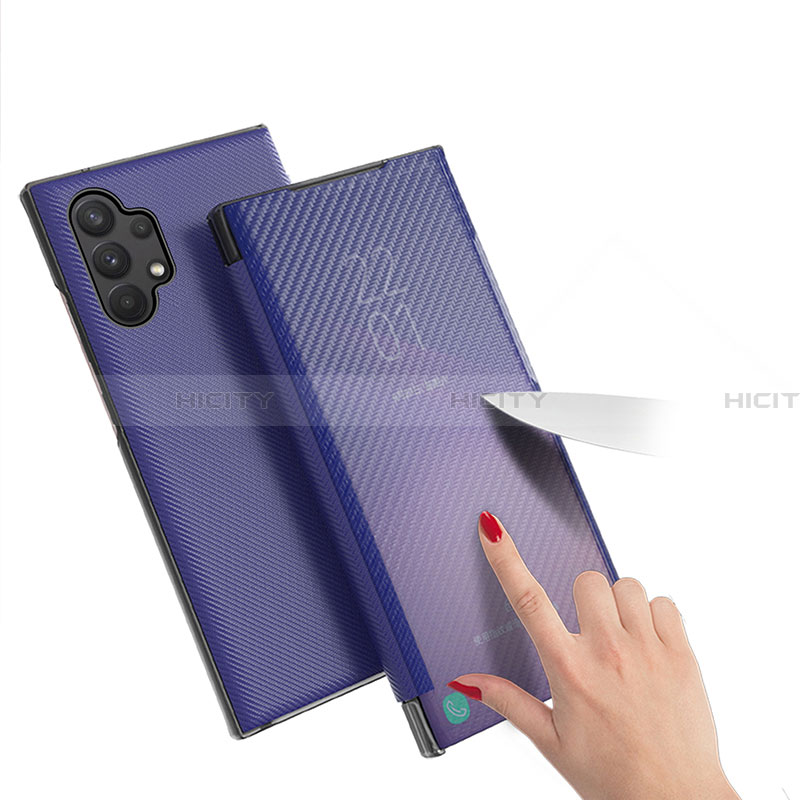 Handytasche Stand Schutzhülle Flip Leder Hülle ZL1 für Samsung Galaxy A32 4G groß