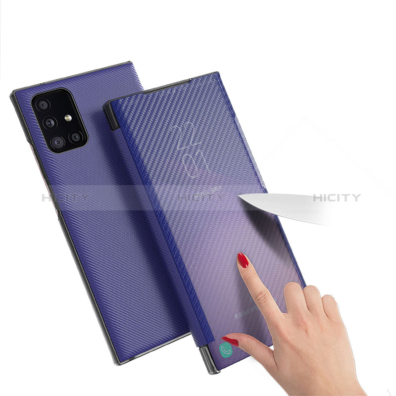 Handytasche Stand Schutzhülle Flip Leder Hülle ZL1 für Samsung Galaxy A51 4G