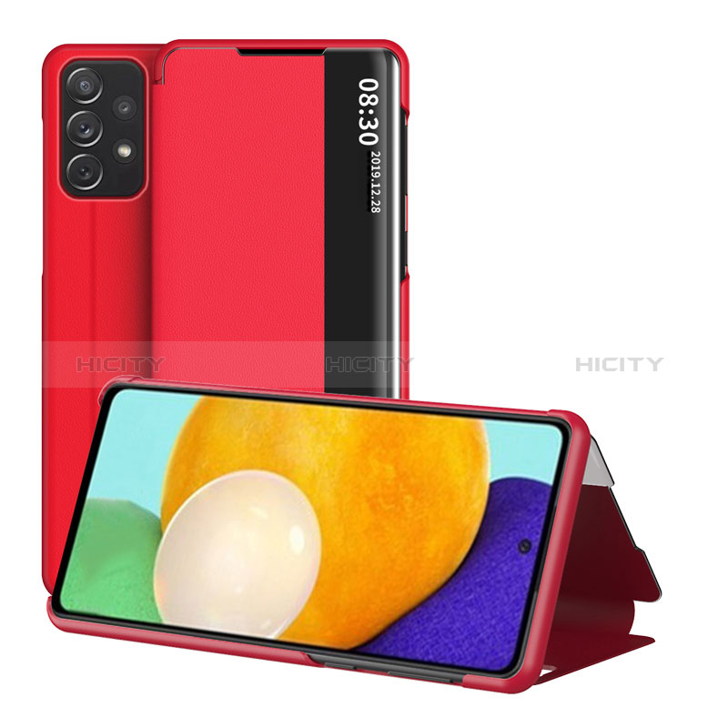 Handytasche Stand Schutzhülle Flip Leder Hülle ZL1 für Samsung Galaxy A52s 5G groß