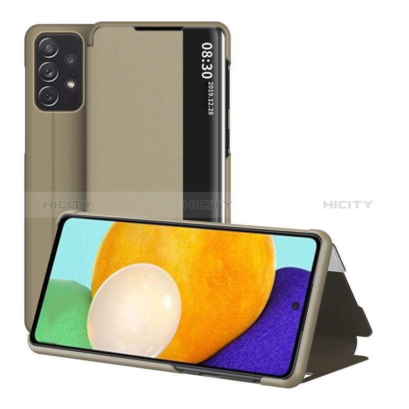 Handytasche Stand Schutzhülle Flip Leder Hülle ZL1 für Samsung Galaxy A52s 5G groß