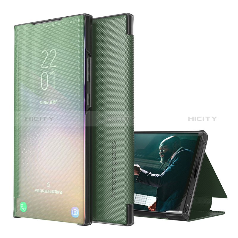 Handytasche Stand Schutzhülle Flip Leder Hülle ZL1 für Samsung Galaxy M31 groß