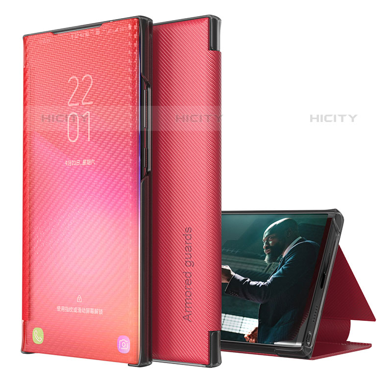 Handytasche Stand Schutzhülle Flip Leder Hülle ZL1 für Samsung Galaxy M32 5G groß