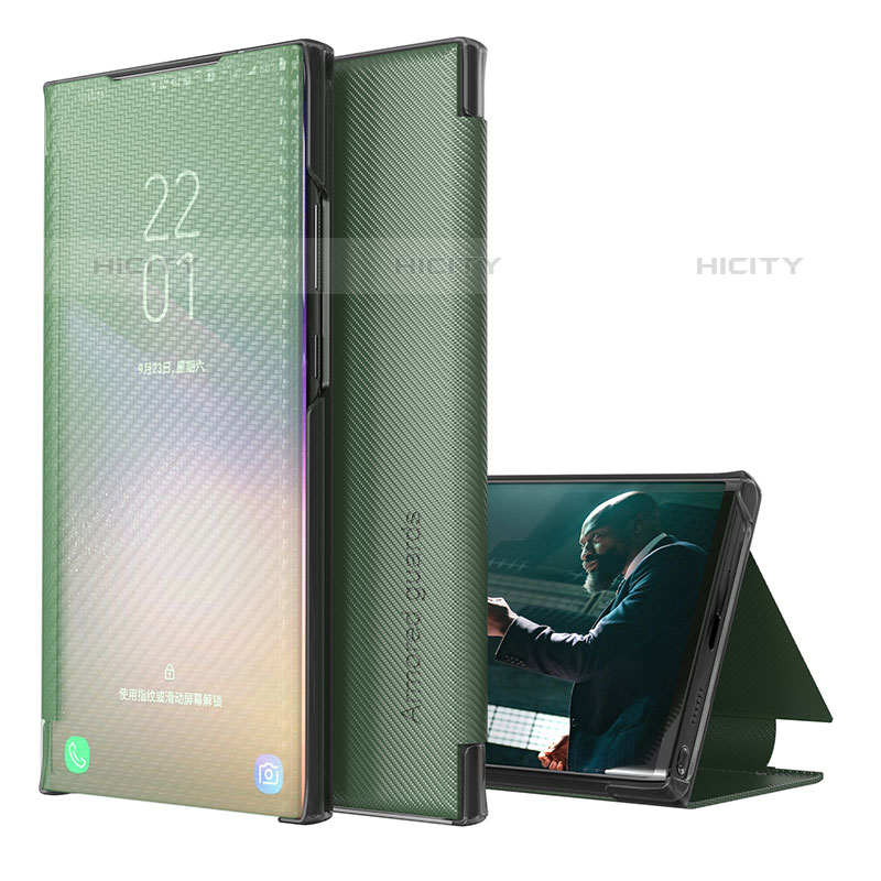 Handytasche Stand Schutzhülle Flip Leder Hülle ZL1 für Samsung Galaxy M32 5G groß