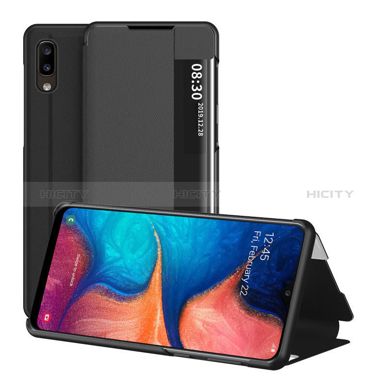 Handytasche Stand Schutzhülle Flip Leder Hülle ZL2 für Samsung Galaxy A20e groß