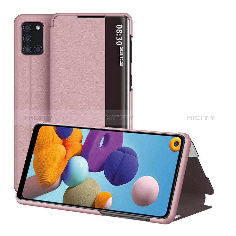 Handytasche Stand Schutzhülle Flip Leder Hülle ZL2 für Samsung Galaxy A21s groß