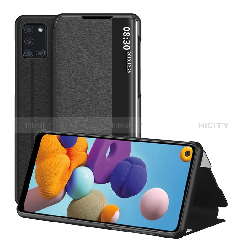 Handytasche Stand Schutzhülle Flip Leder Hülle ZL2 für Samsung Galaxy A21s groß