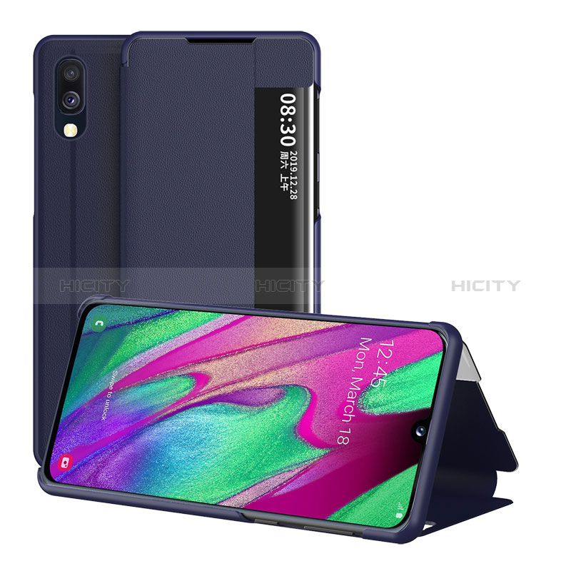 Handytasche Stand Schutzhülle Flip Leder Hülle ZL2 für Samsung Galaxy A40