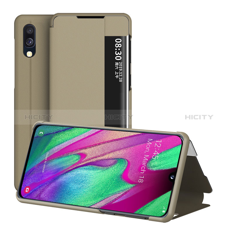 Handytasche Stand Schutzhülle Flip Leder Hülle ZL2 für Samsung Galaxy A40