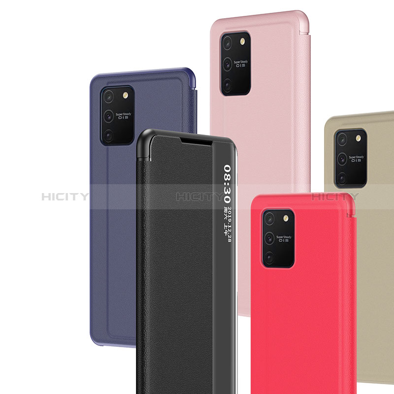 Handytasche Stand Schutzhülle Flip Leder Hülle ZL2 für Samsung Galaxy A91 groß