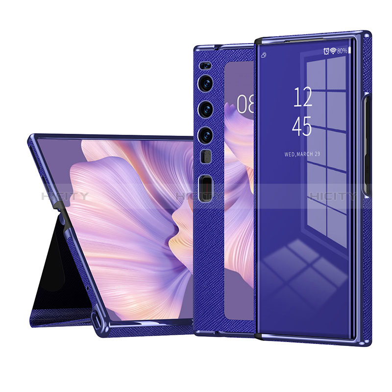 Handytasche Stand Schutzhülle Flip Leder Hülle ZL3 für Huawei Mate Xs 2 groß