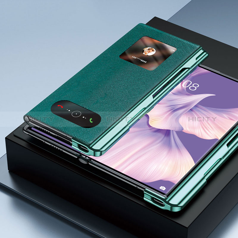 Handytasche Stand Schutzhülle Flip Leder Hülle ZL4 für Huawei Mate Xs 2