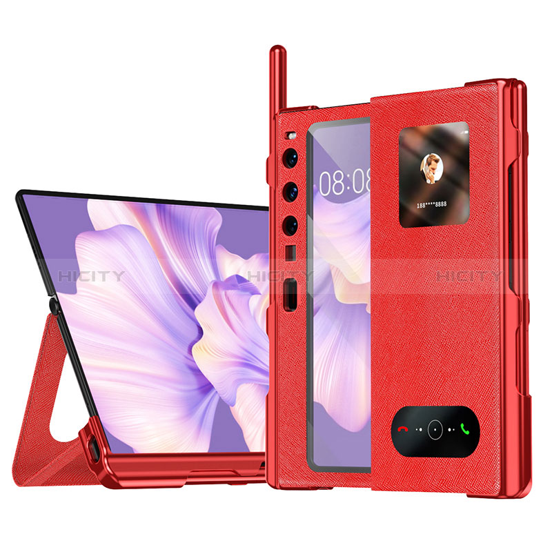 Handytasche Stand Schutzhülle Flip Leder Hülle ZL4 für Huawei Mate Xs 2