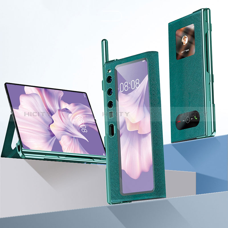 Handytasche Stand Schutzhülle Flip Leder Hülle ZL4 für Huawei Mate Xs 2