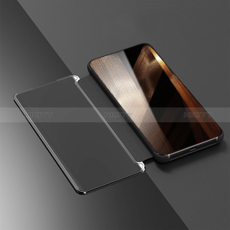 Handytasche Stand Schutzhülle Flip Leder Rahmen Spiegel Tasche für Xiaomi Redmi A2 Plus groß