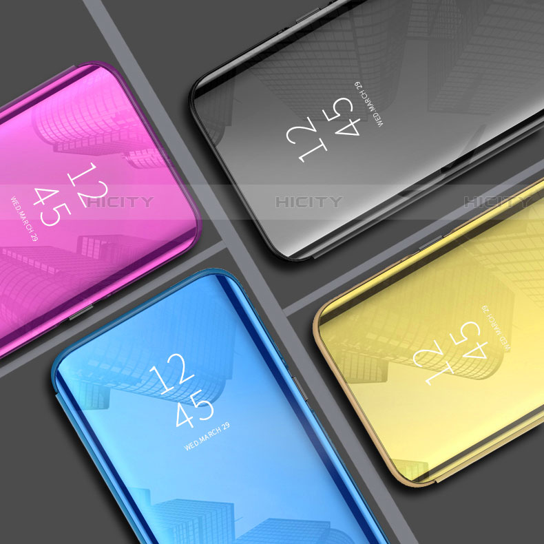 Handytasche Stand Schutzhülle Flip Leder Rahmen Spiegel Tasche L01 für Xiaomi Mi 12 Pro 5G groß