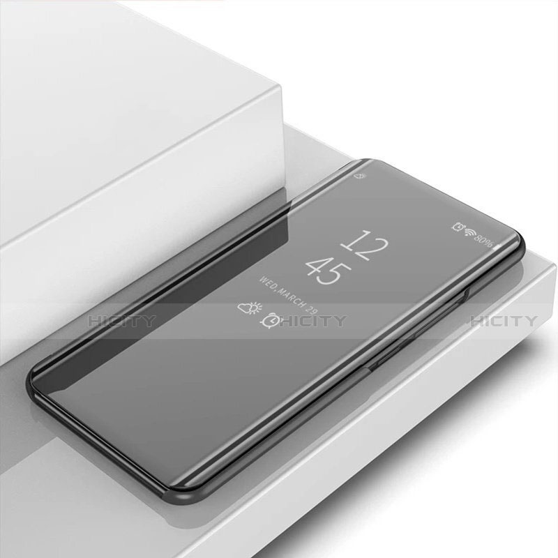 Handytasche Stand Schutzhülle Flip Leder Rahmen Spiegel Tasche L02 für Xiaomi Redmi Note 9 Pro Max