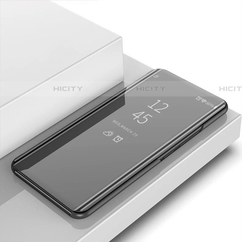 Handytasche Stand Schutzhülle Flip Leder Rahmen Spiegel Tasche L02 für Xiaomi Redmi Note 9S