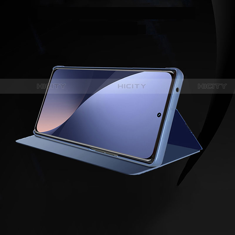 Handytasche Stand Schutzhülle Flip Leder Rahmen Spiegel Tasche L04 für Xiaomi Mi 12 Pro 5G groß
