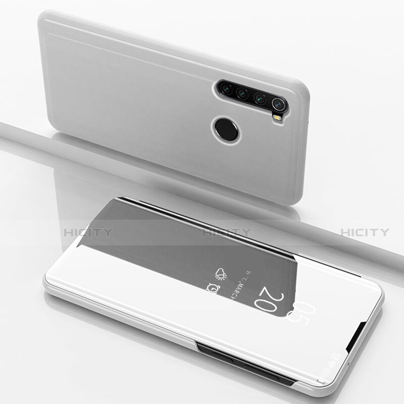 Handytasche Stand Schutzhülle Flip Leder Rahmen Spiegel Tasche M01 für Xiaomi Redmi Note 8T