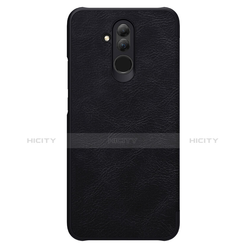 Handytasche Stand Schutzhülle Leder F01 für Huawei Mate 20 Lite Schwarz