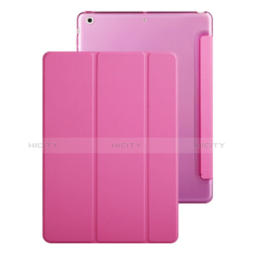 Handytasche Stand Schutzhülle Leder für Apple iPad Mini Pink