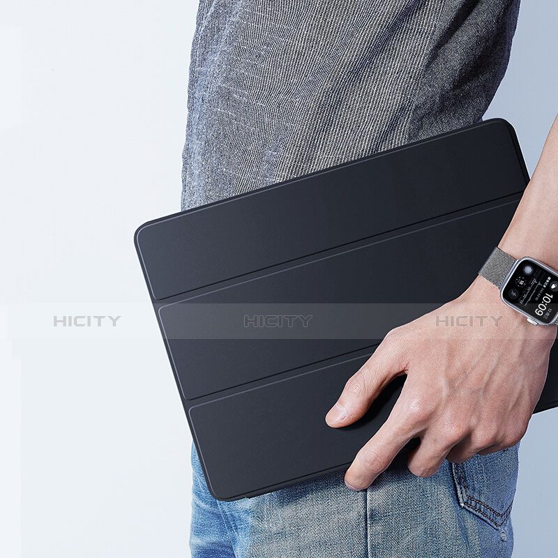 Handytasche Stand Schutzhülle Leder für Apple iPad New Air (2019) 10.5 Schwarz