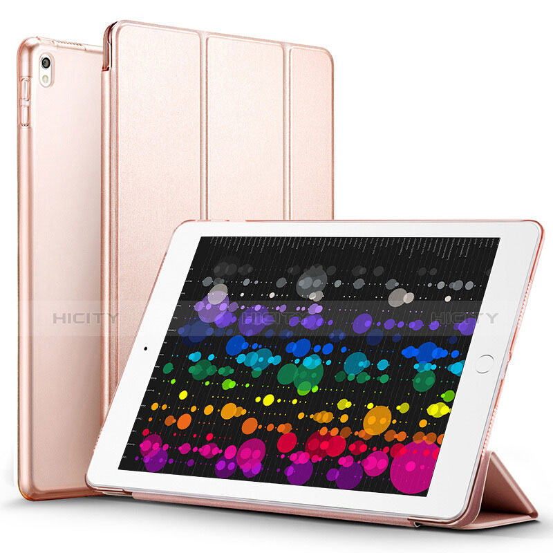 Handytasche Stand Schutzhülle Leder für Apple iPad Pro 10.5 Rosegold