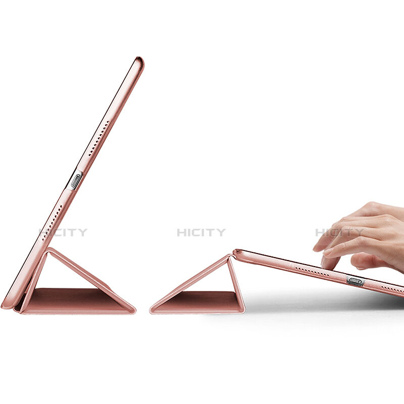 Handytasche Stand Schutzhülle Leder für Apple iPad Pro 10.5 Rosegold