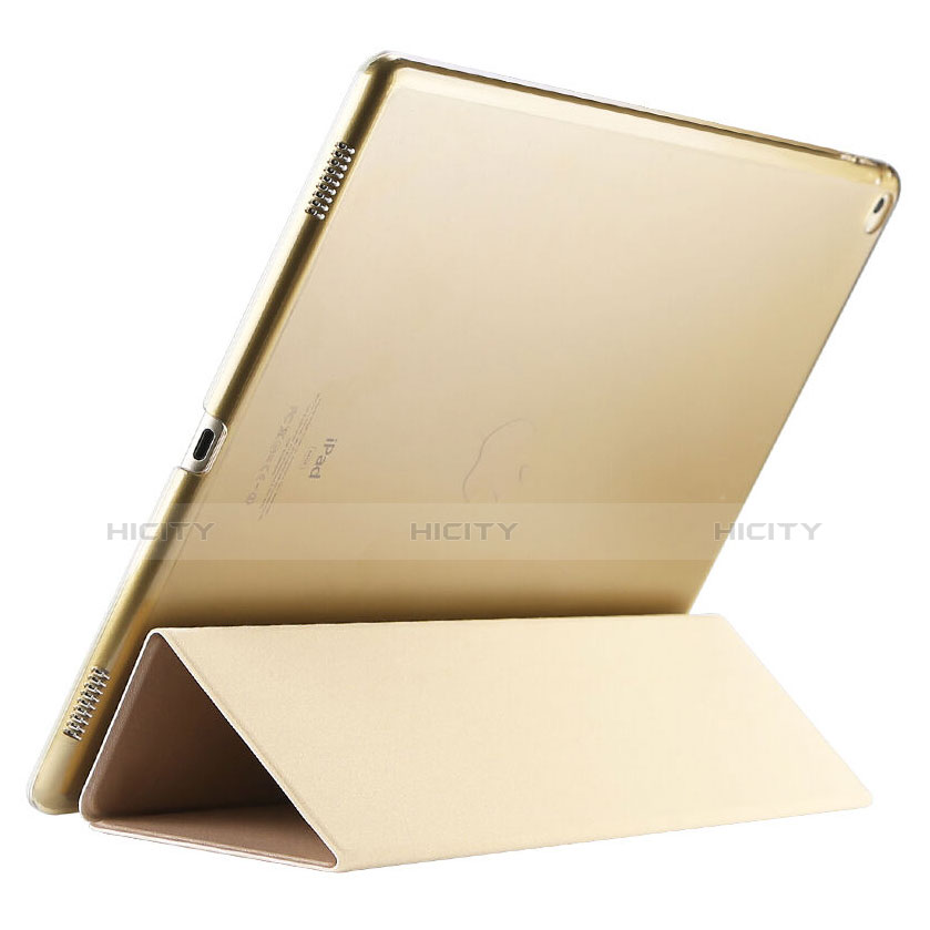 Handytasche Stand Schutzhülle Leder für Apple iPad Pro 12.9 Gold