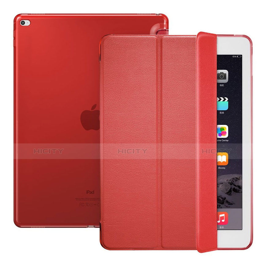 Handytasche Stand Schutzhülle Leder für Apple iPad Pro 12.9 Rot