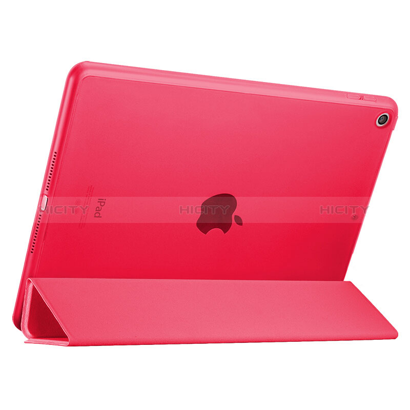 Handytasche Stand Schutzhülle Leder für Apple New iPad 9.7 (2018) Rot