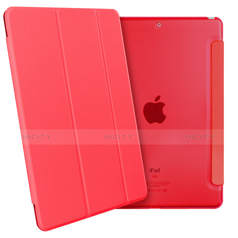 Handytasche Stand Schutzhülle Leder für Apple New iPad Pro 9.7 (2017) Rot