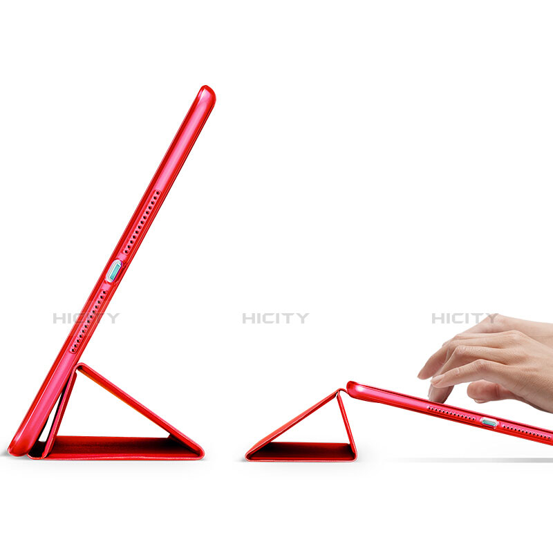 Handytasche Stand Schutzhülle Leder für Apple New iPad Pro 9.7 (2017) Rot