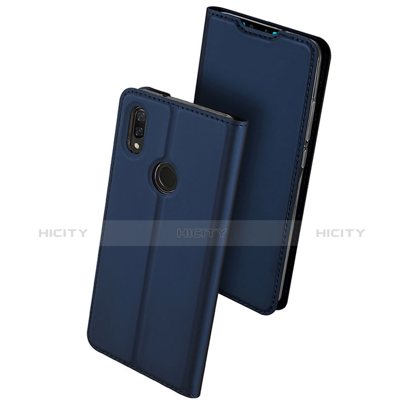 Handytasche Stand Schutzhülle Leder für Huawei Enjoy 9 Plus Blau