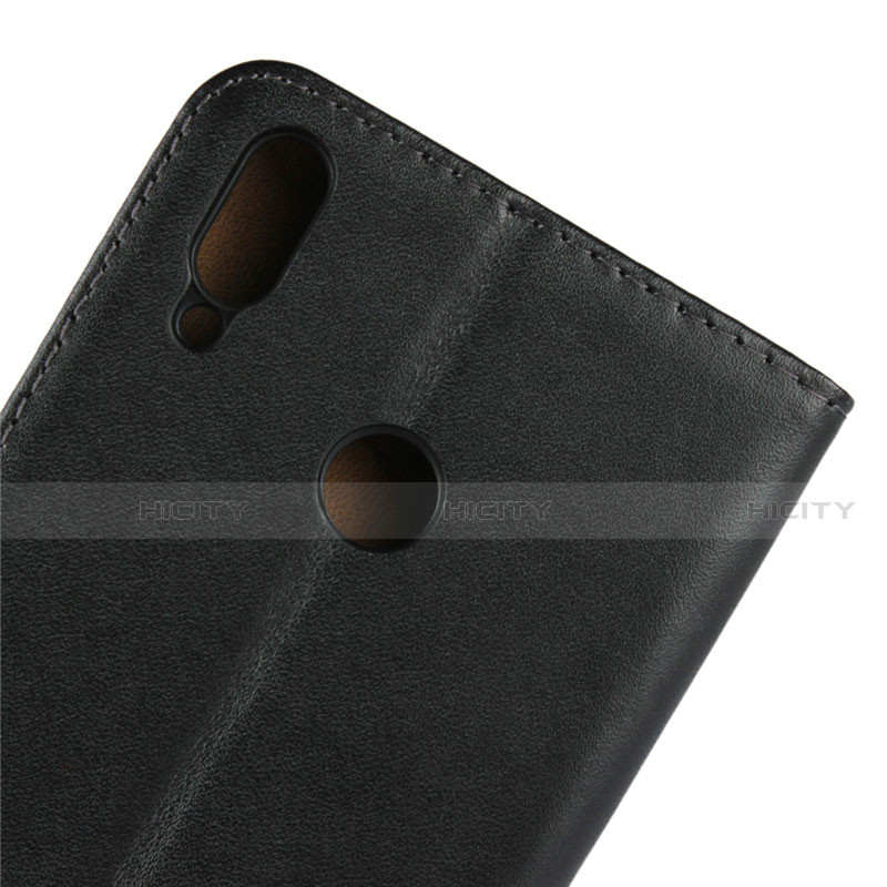 Handytasche Stand Schutzhülle Leder für Huawei Honor 8X Schwarz