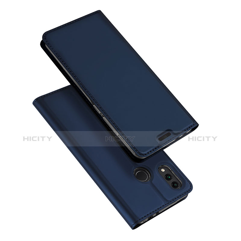 Handytasche Stand Schutzhülle Leder für Huawei Honor Play 8C Blau