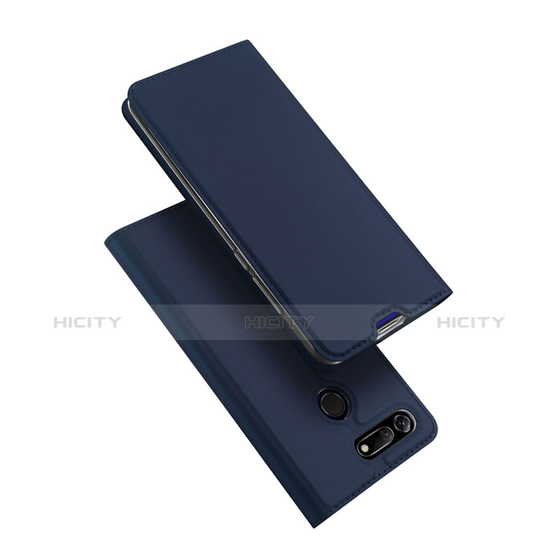 Handytasche Stand Schutzhülle Leder für Huawei Honor V20 Blau