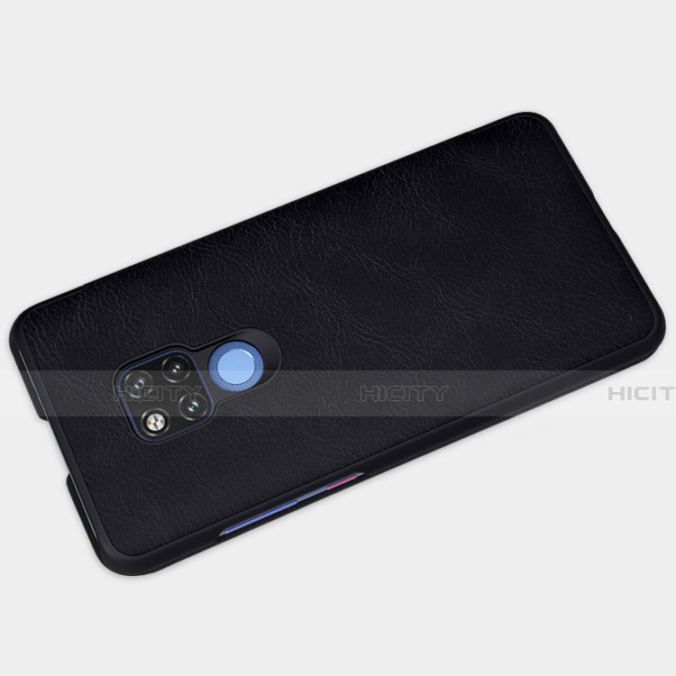 Handytasche Stand Schutzhülle Leder für Huawei Mate 20 X 5G Schwarz