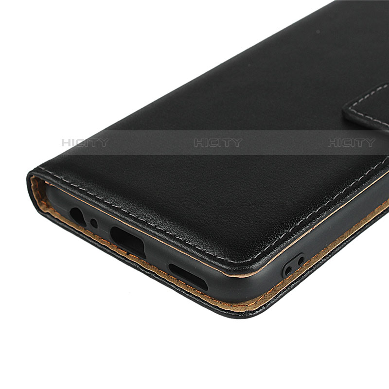 Handytasche Stand Schutzhülle Leder für Huawei P Smart Pro (2019) Schwarz groß