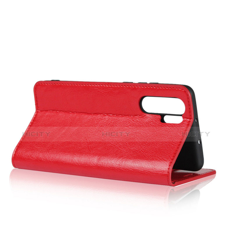 Handytasche Stand Schutzhülle Leder für Huawei P30 Pro New Edition Rot groß